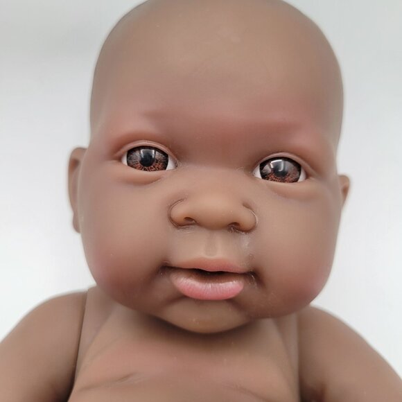 Berenguer AA Newborn Baby Doll 13" Vinyl Newborn Realistic Lifelike Reborn Brown - Picture 2 of 13